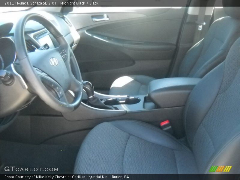 Midnight Black / Black 2011 Hyundai Sonata SE 2.0T