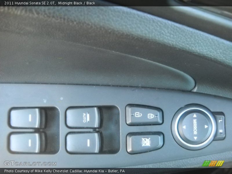 Midnight Black / Black 2011 Hyundai Sonata SE 2.0T