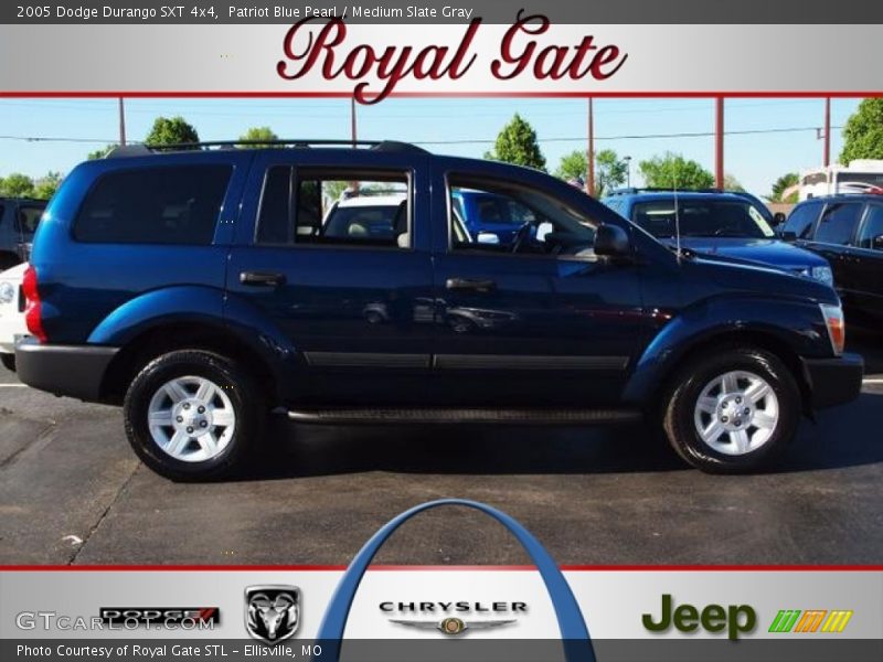 Patriot Blue Pearl / Medium Slate Gray 2005 Dodge Durango SXT 4x4