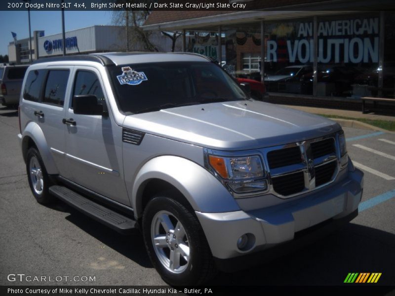 Bright Silver Metallic / Dark Slate Gray/Light Slate Gray 2007 Dodge Nitro SLT 4x4
