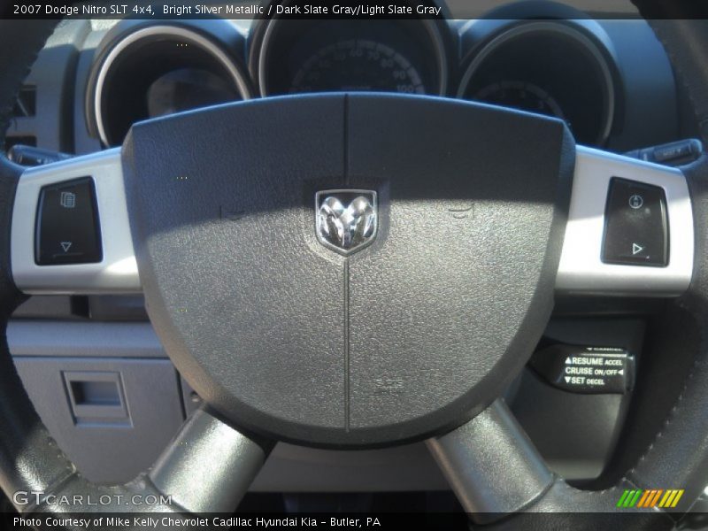 Bright Silver Metallic / Dark Slate Gray/Light Slate Gray 2007 Dodge Nitro SLT 4x4
