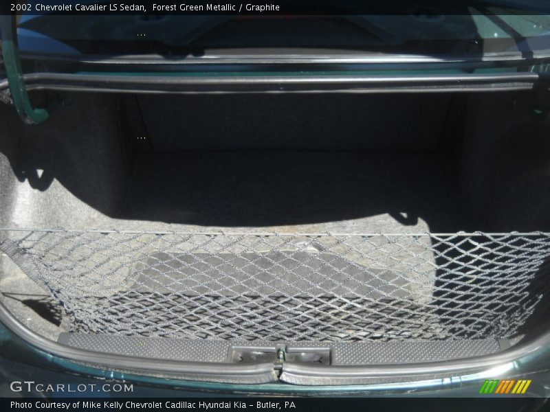 Forest Green Metallic / Graphite 2002 Chevrolet Cavalier LS Sedan