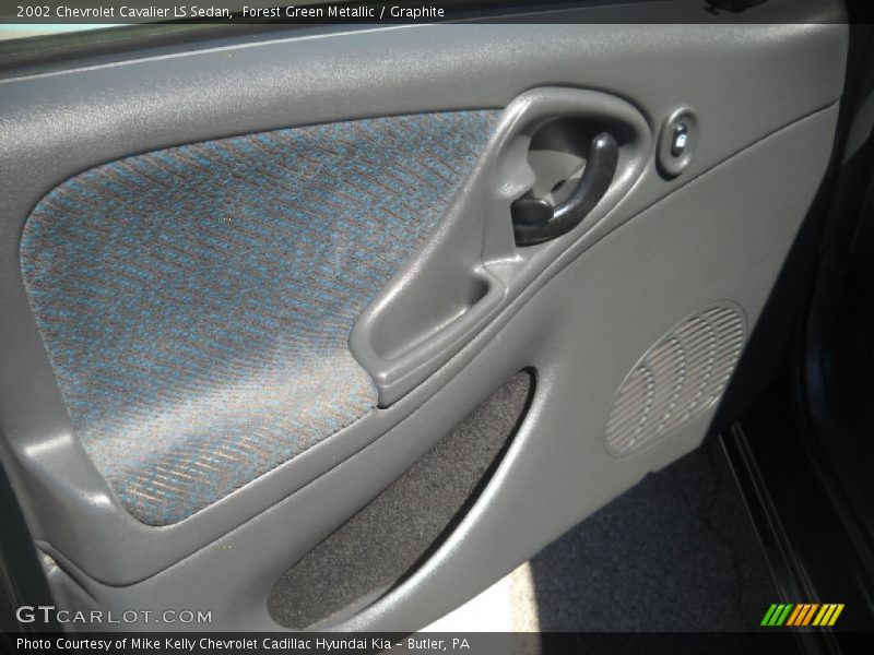 Forest Green Metallic / Graphite 2002 Chevrolet Cavalier LS Sedan