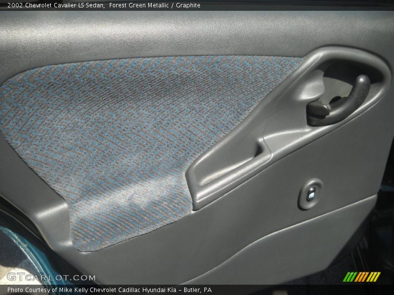 Forest Green Metallic / Graphite 2002 Chevrolet Cavalier LS Sedan