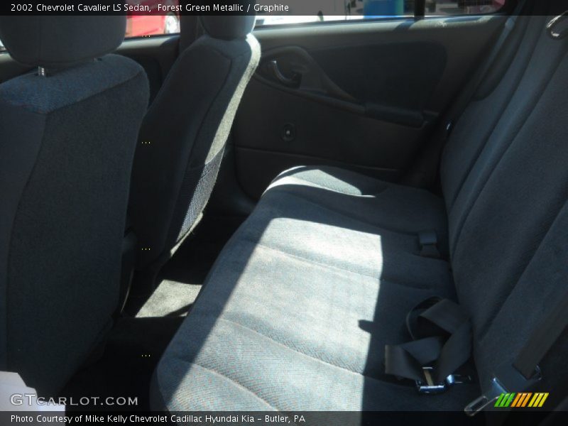 Forest Green Metallic / Graphite 2002 Chevrolet Cavalier LS Sedan