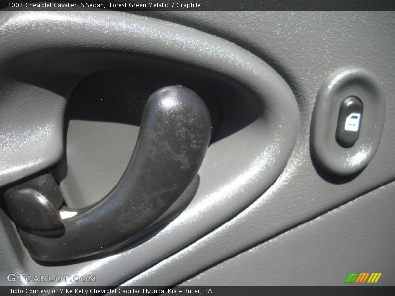 Forest Green Metallic / Graphite 2002 Chevrolet Cavalier LS Sedan