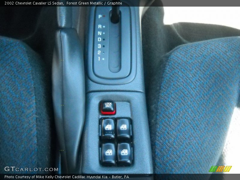 Forest Green Metallic / Graphite 2002 Chevrolet Cavalier LS Sedan