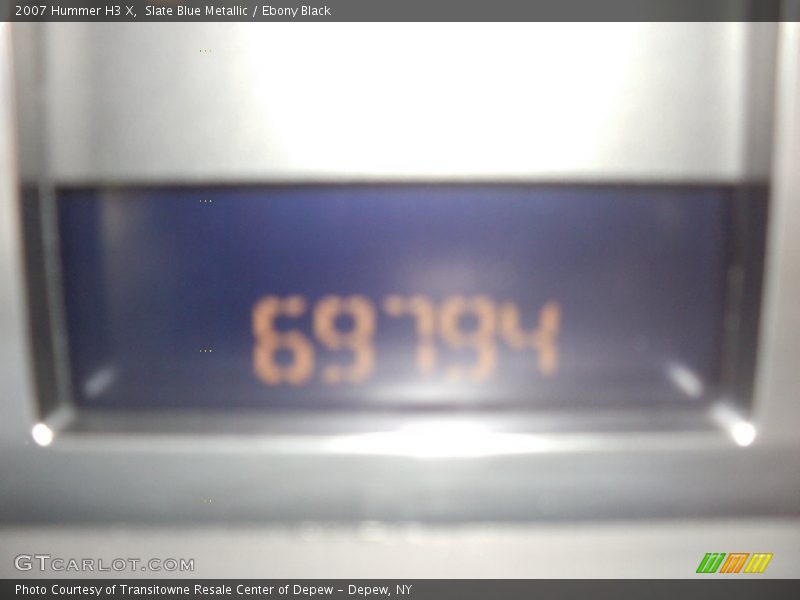 Slate Blue Metallic / Ebony Black 2007 Hummer H3 X