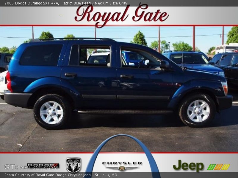 Patriot Blue Pearl / Medium Slate Gray 2005 Dodge Durango SXT 4x4