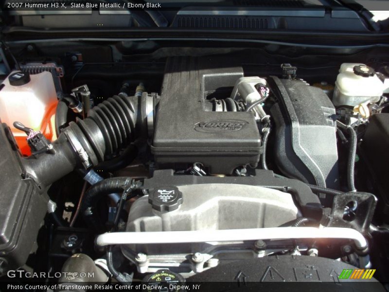 Slate Blue Metallic / Ebony Black 2007 Hummer H3 X