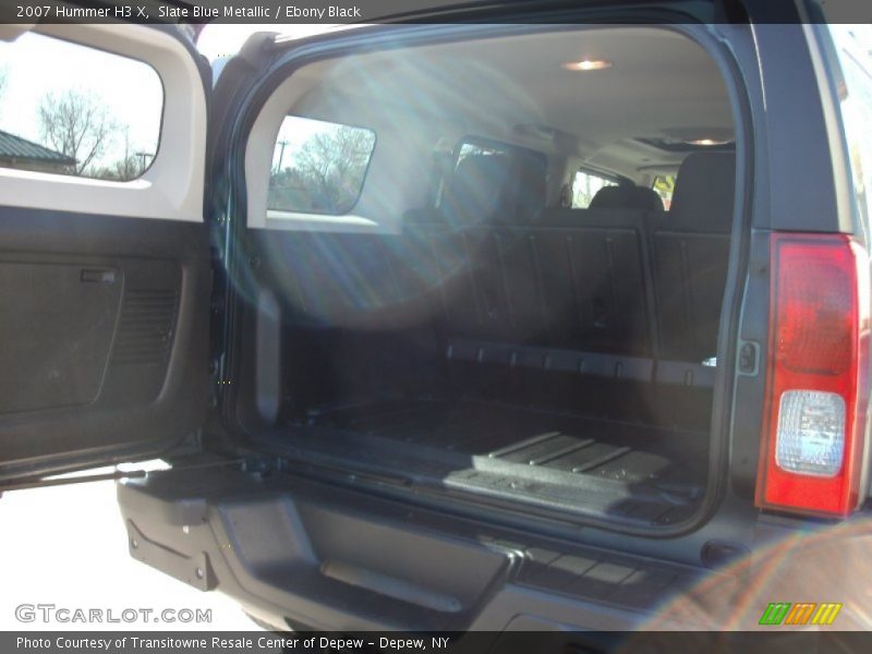 Slate Blue Metallic / Ebony Black 2007 Hummer H3 X