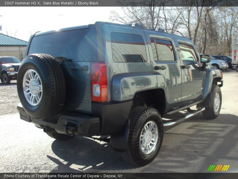 Slate Blue Metallic / Ebony Black 2007 Hummer H3 X