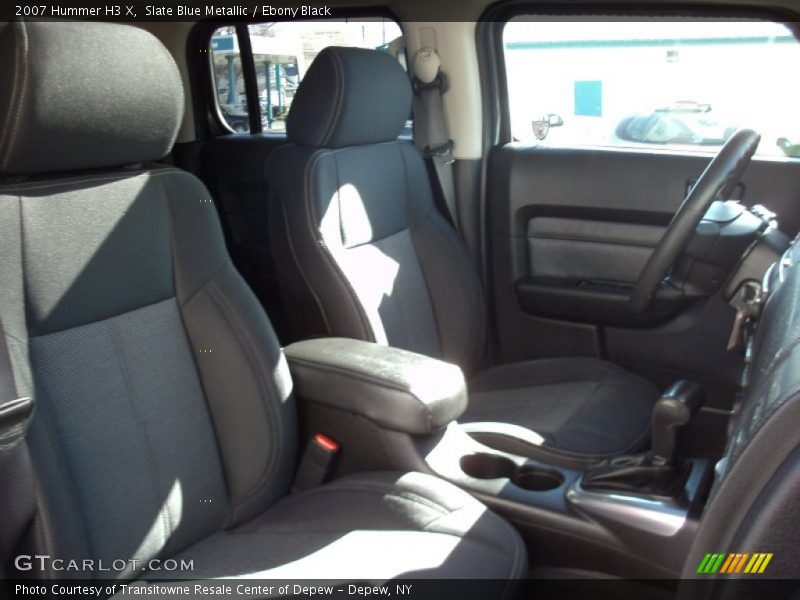 Slate Blue Metallic / Ebony Black 2007 Hummer H3 X