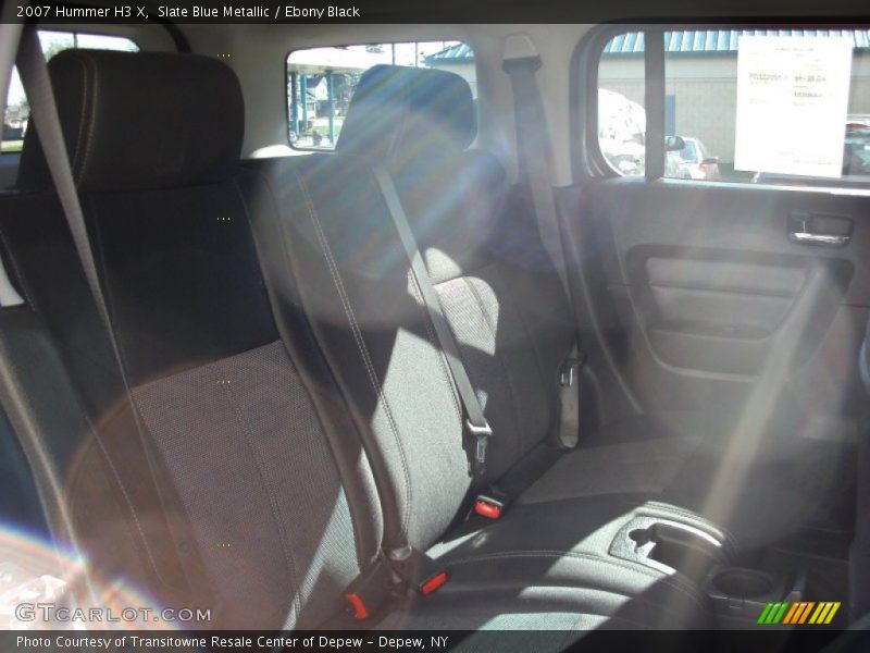 Slate Blue Metallic / Ebony Black 2007 Hummer H3 X