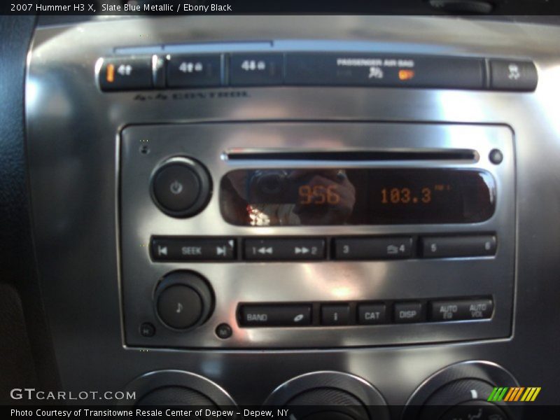 Slate Blue Metallic / Ebony Black 2007 Hummer H3 X