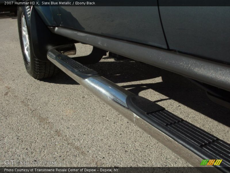 Slate Blue Metallic / Ebony Black 2007 Hummer H3 X