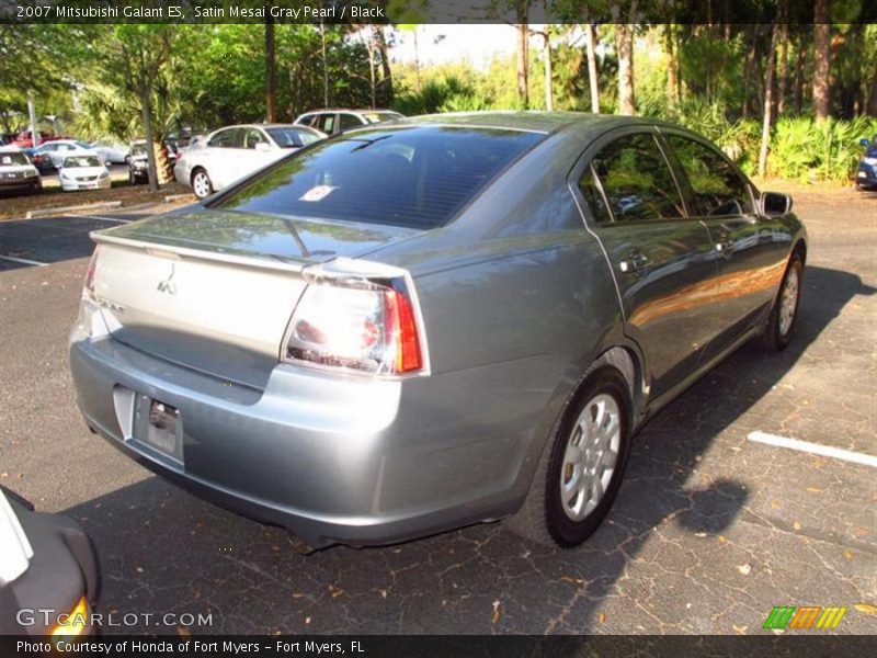 Satin Mesai Gray Pearl / Black 2007 Mitsubishi Galant ES