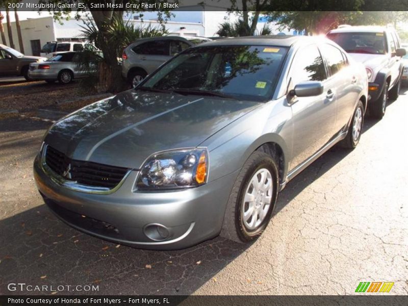 Satin Mesai Gray Pearl / Black 2007 Mitsubishi Galant ES