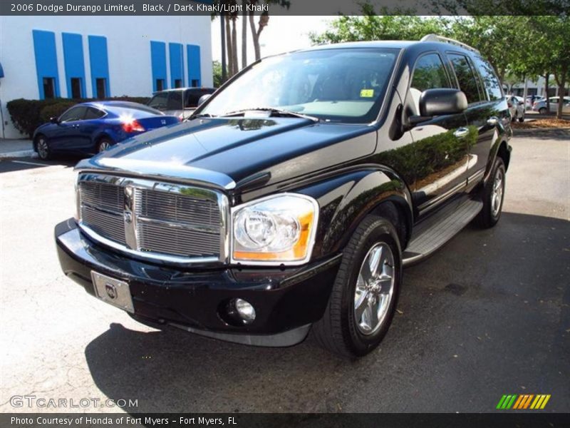 Black / Dark Khaki/Light Khaki 2006 Dodge Durango Limited