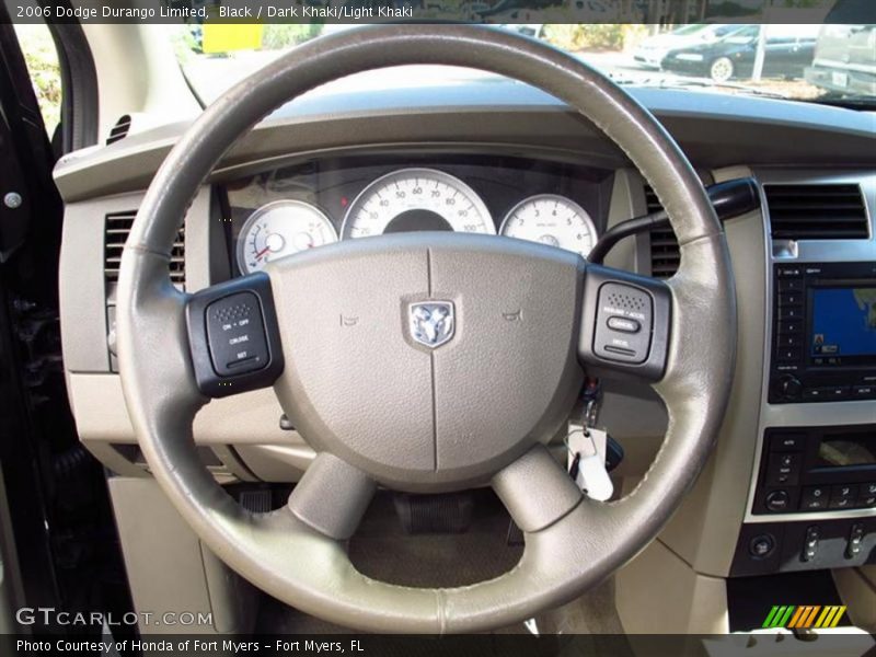 Black / Dark Khaki/Light Khaki 2006 Dodge Durango Limited