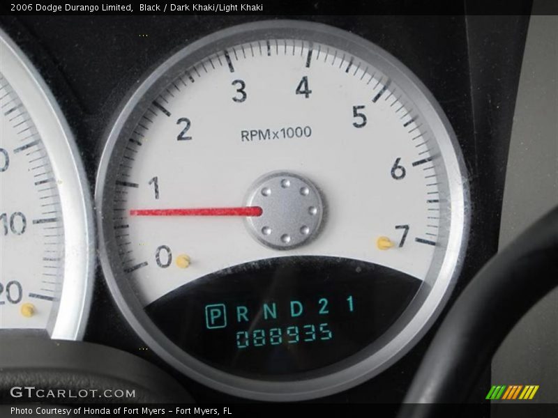 Black / Dark Khaki/Light Khaki 2006 Dodge Durango Limited
