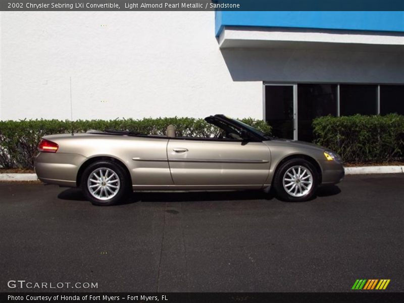 Light Almond Pearl Metallic / Sandstone 2002 Chrysler Sebring LXi Convertible