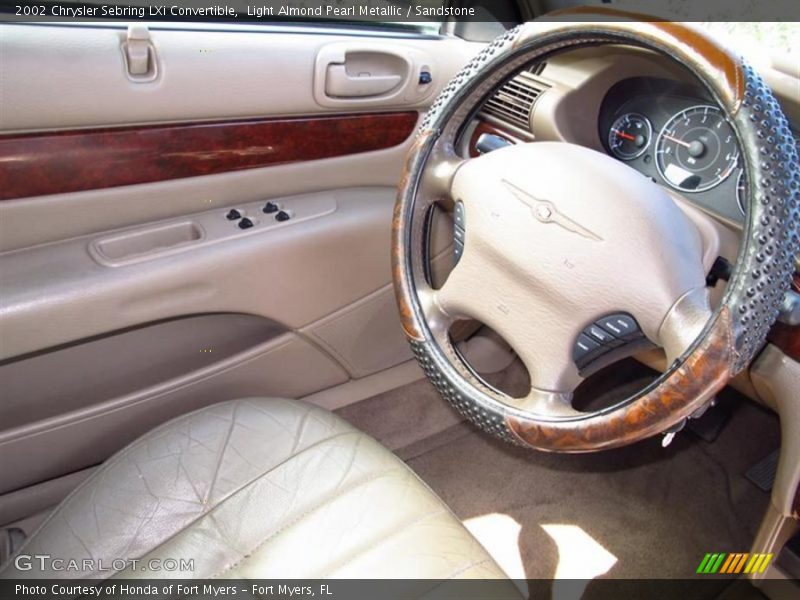 Light Almond Pearl Metallic / Sandstone 2002 Chrysler Sebring LXi Convertible