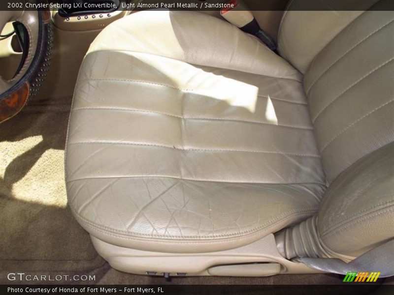 Light Almond Pearl Metallic / Sandstone 2002 Chrysler Sebring LXi Convertible