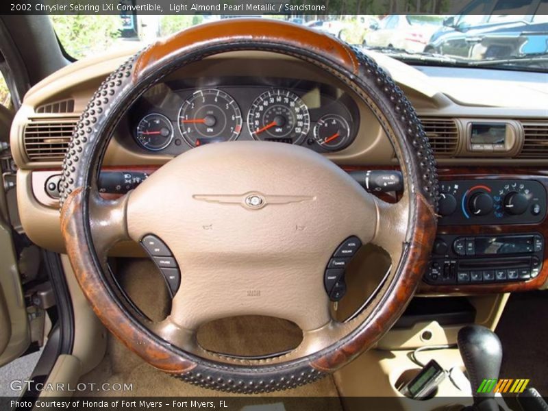 Light Almond Pearl Metallic / Sandstone 2002 Chrysler Sebring LXi Convertible
