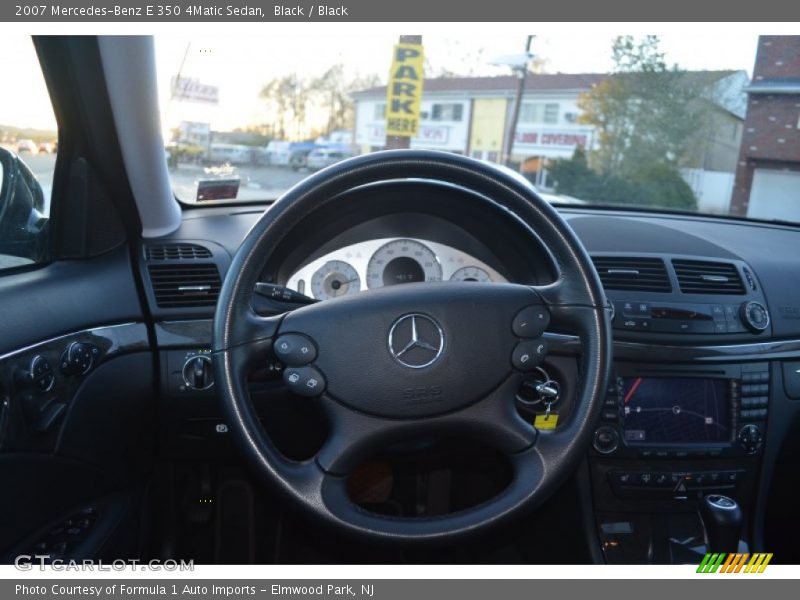 Black / Black 2007 Mercedes-Benz E 350 4Matic Sedan