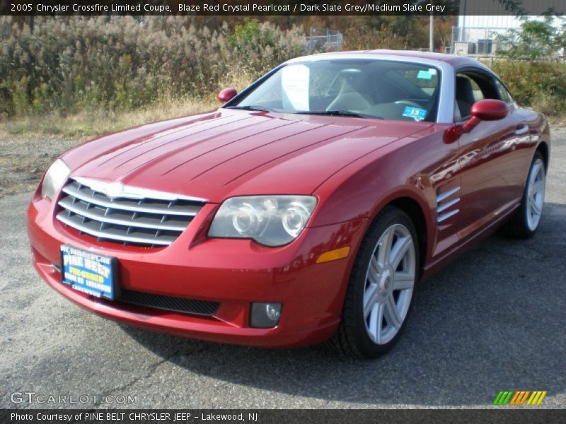 Blaze Red Crystal Pearlcoat / Dark Slate Grey/Medium Slate Grey 2005 Chrysler Crossfire Limited Coupe