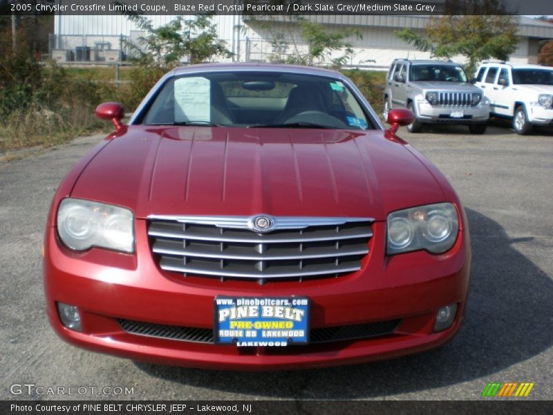 Blaze Red Crystal Pearlcoat / Dark Slate Grey/Medium Slate Grey 2005 Chrysler Crossfire Limited Coupe