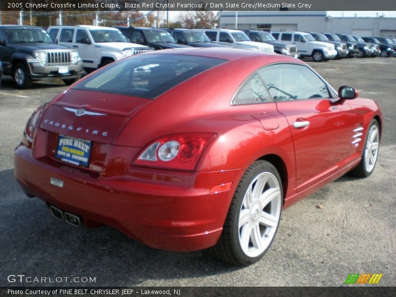 Blaze Red Crystal Pearlcoat / Dark Slate Grey/Medium Slate Grey 2005 Chrysler Crossfire Limited Coupe