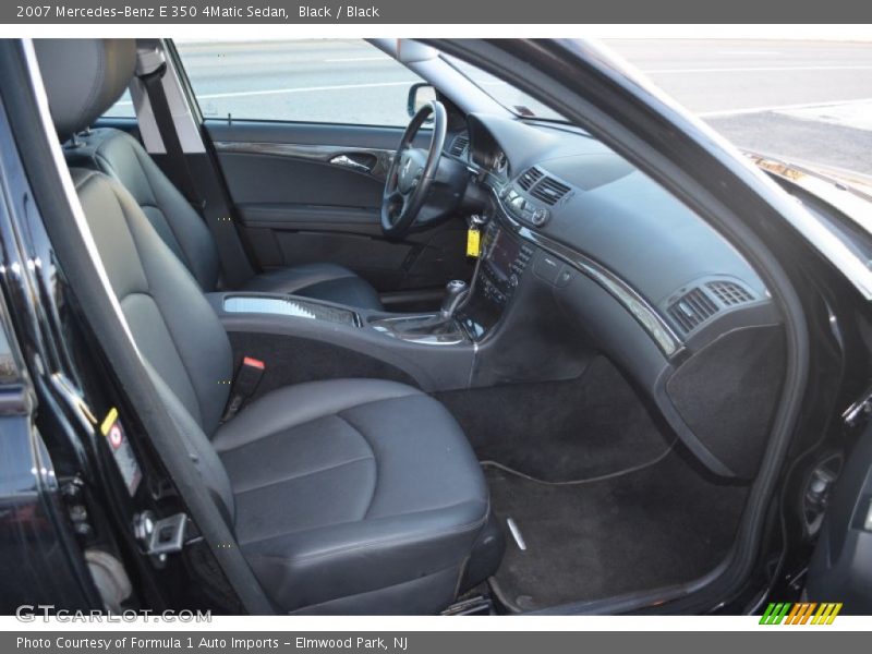Black / Black 2007 Mercedes-Benz E 350 4Matic Sedan