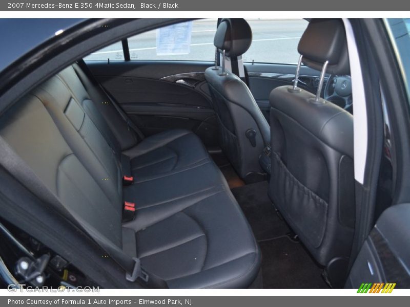 Black / Black 2007 Mercedes-Benz E 350 4Matic Sedan