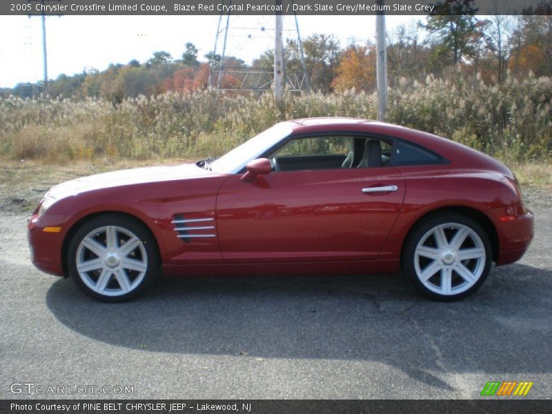 Blaze Red Crystal Pearlcoat / Dark Slate Grey/Medium Slate Grey 2005 Chrysler Crossfire Limited Coupe