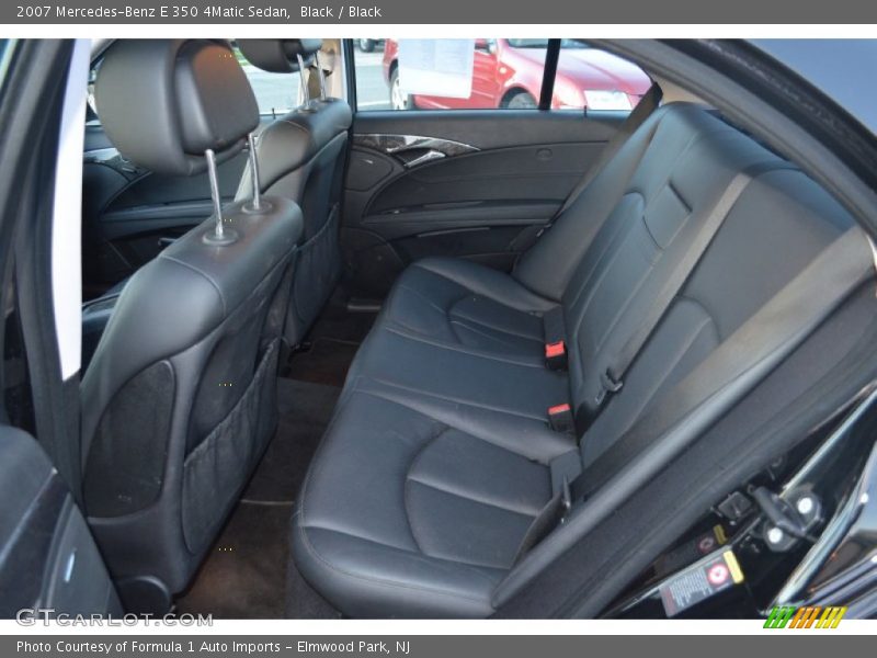 Black / Black 2007 Mercedes-Benz E 350 4Matic Sedan