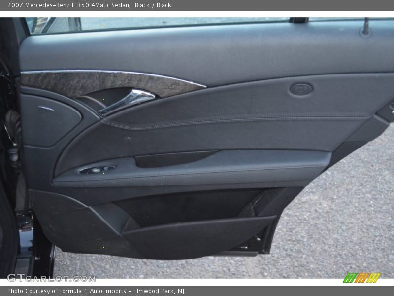 Black / Black 2007 Mercedes-Benz E 350 4Matic Sedan