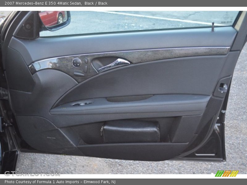 Black / Black 2007 Mercedes-Benz E 350 4Matic Sedan