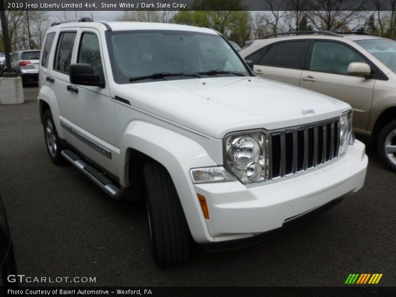 Stone White / Dark Slate Gray 2010 Jeep Liberty Limited 4x4
