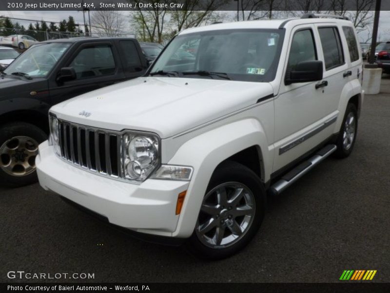 Stone White / Dark Slate Gray 2010 Jeep Liberty Limited 4x4