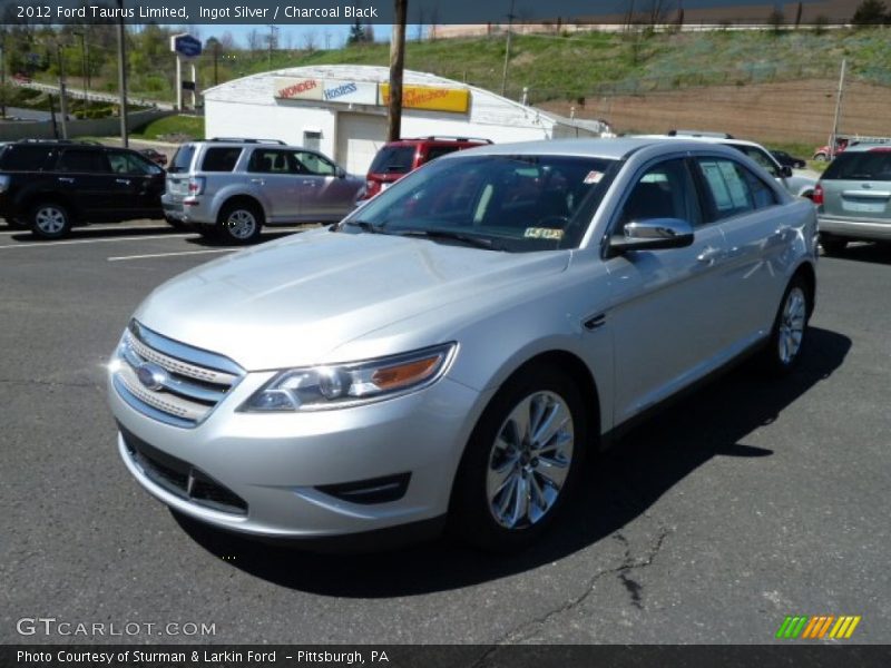 Ingot Silver / Charcoal Black 2012 Ford Taurus Limited
