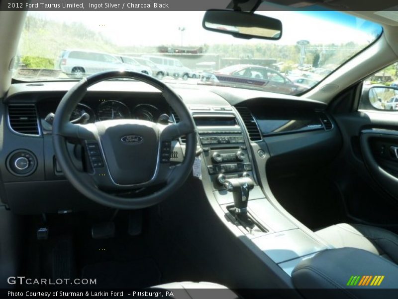 Ingot Silver / Charcoal Black 2012 Ford Taurus Limited