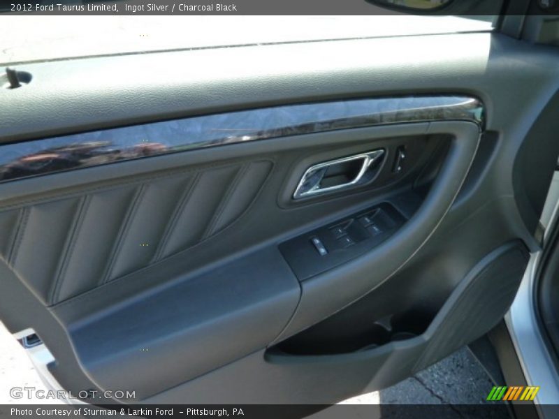 Ingot Silver / Charcoal Black 2012 Ford Taurus Limited