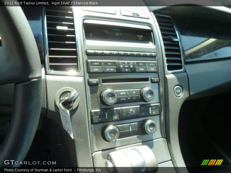 Ingot Silver / Charcoal Black 2012 Ford Taurus Limited