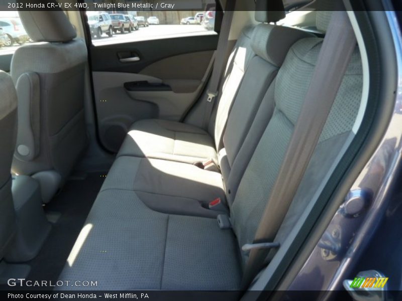 Twilight Blue Metallic / Gray 2012 Honda CR-V EX 4WD