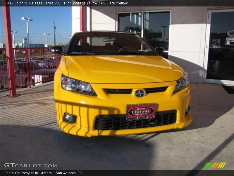 High Voltage Yellow / RS Black/Yellow 2012 Scion tC Release Series 7.0