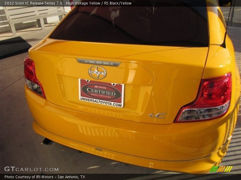 High Voltage Yellow / RS Black/Yellow 2012 Scion tC Release Series 7.0