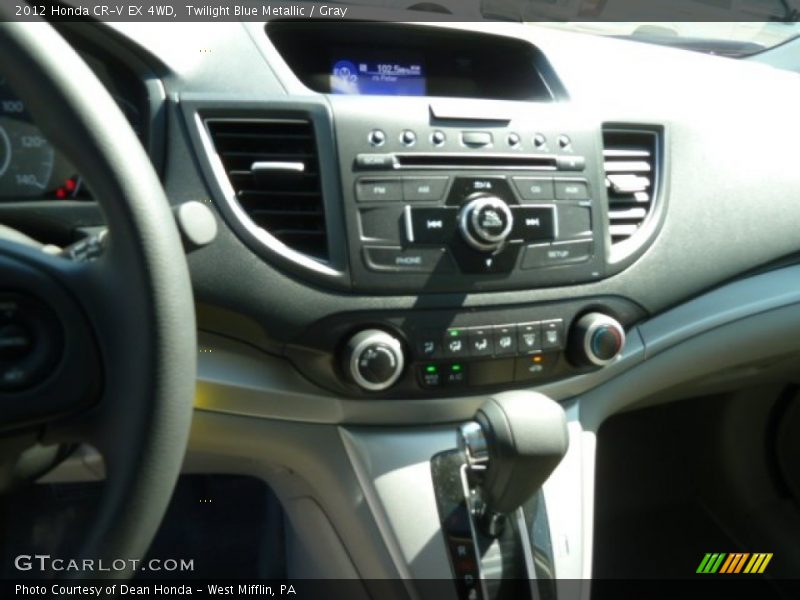Twilight Blue Metallic / Gray 2012 Honda CR-V EX 4WD