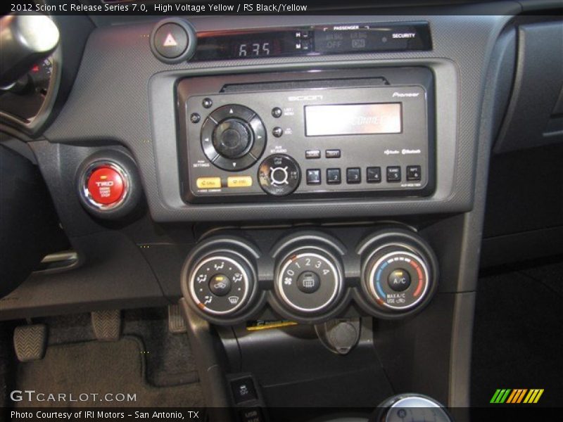 High Voltage Yellow / RS Black/Yellow 2012 Scion tC Release Series 7.0